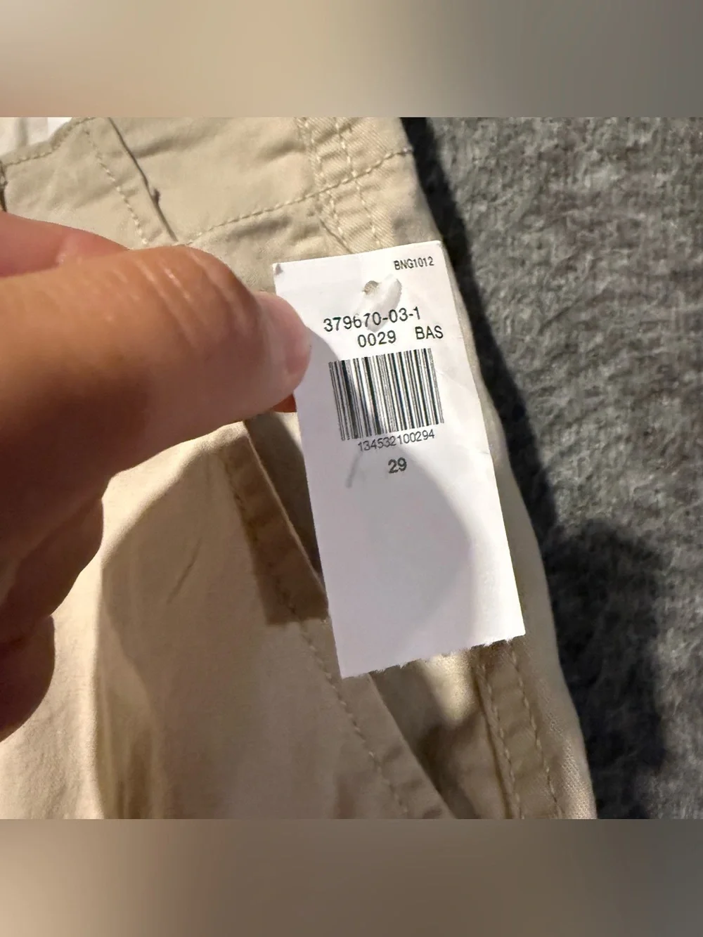 Old Navy Lived In Straight Cargo Shorts Mens 29 tan beige baggy 10